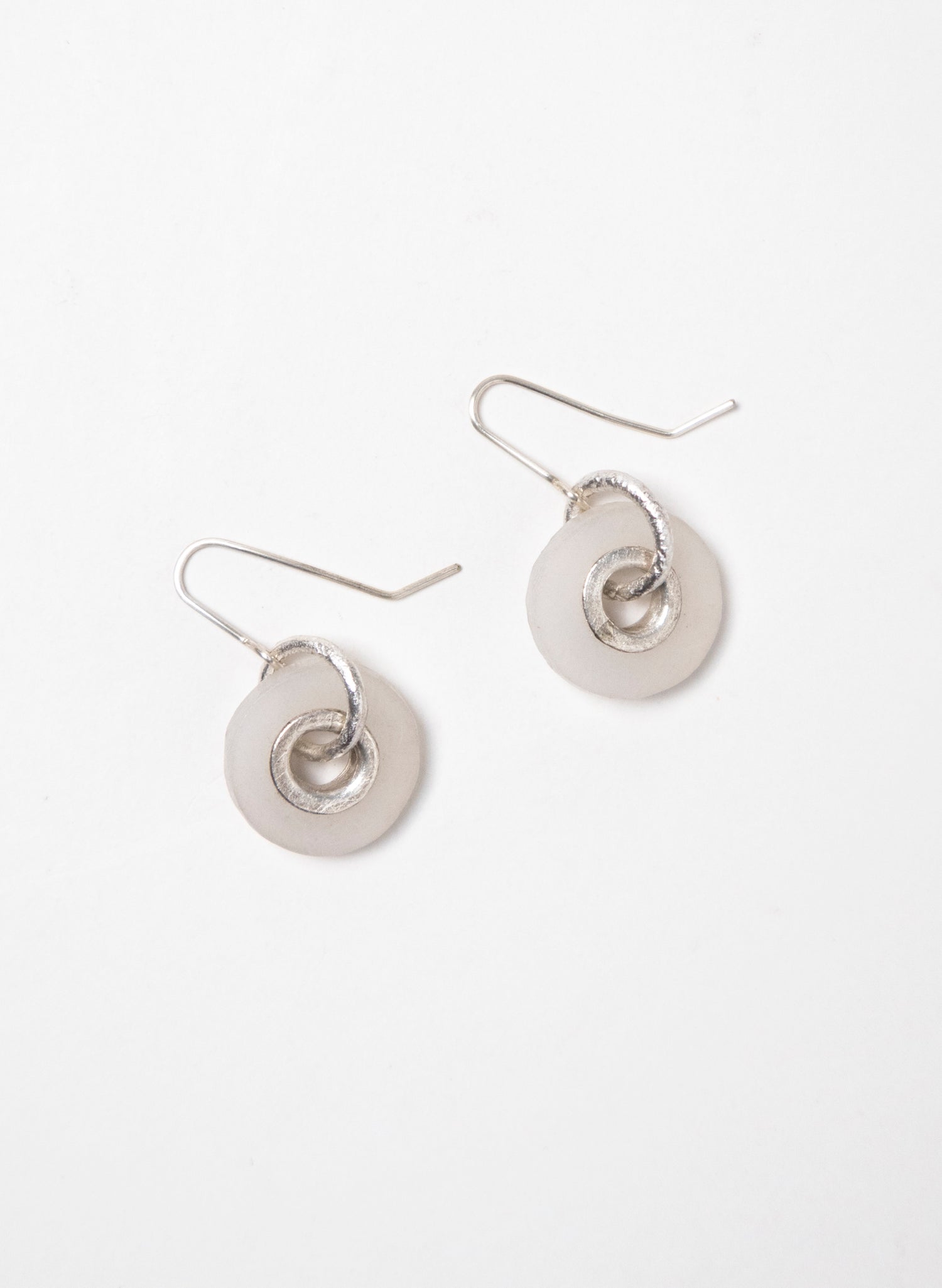 Perspex Circle Earrings