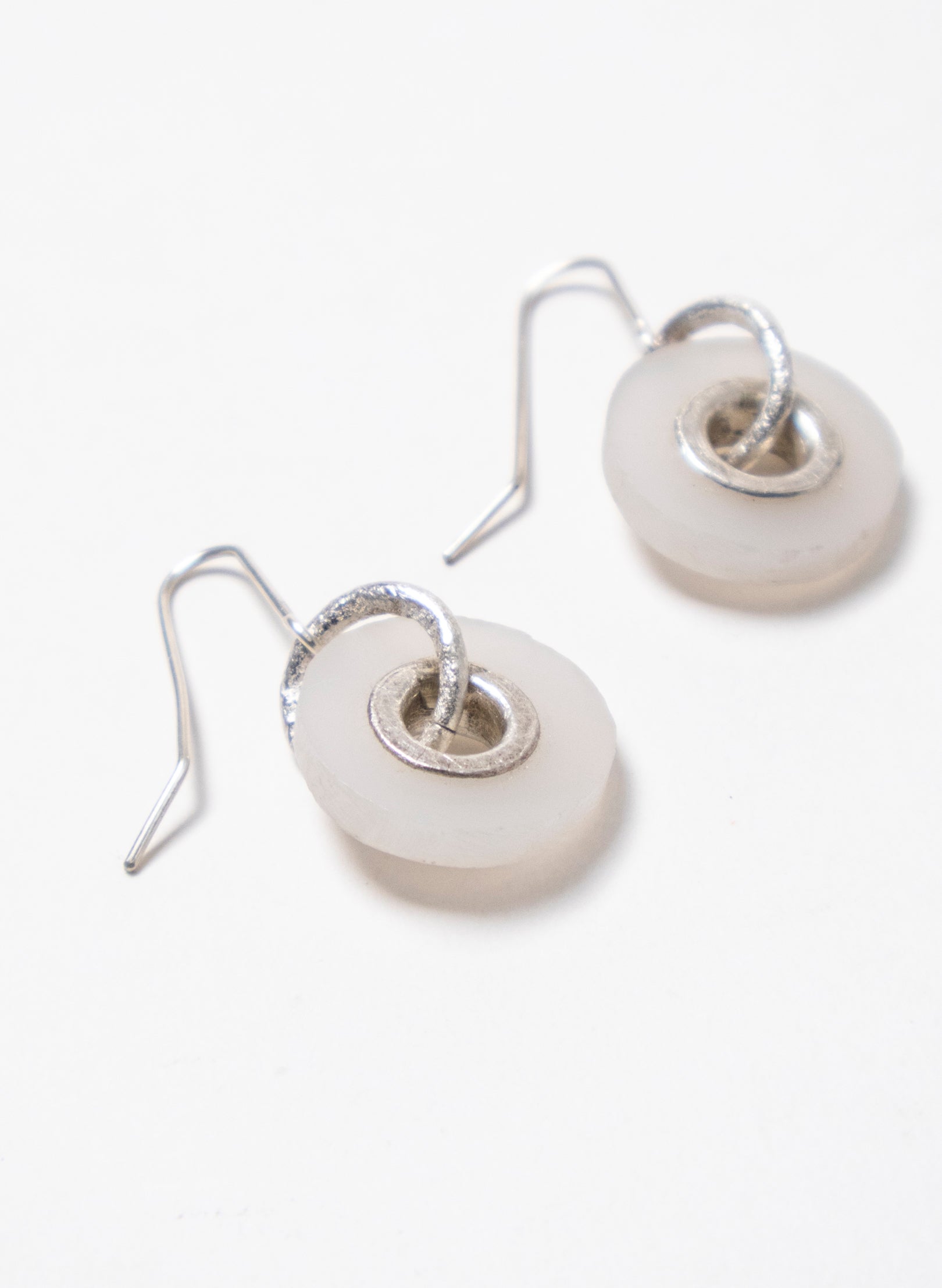 Perspex Circle Earrings