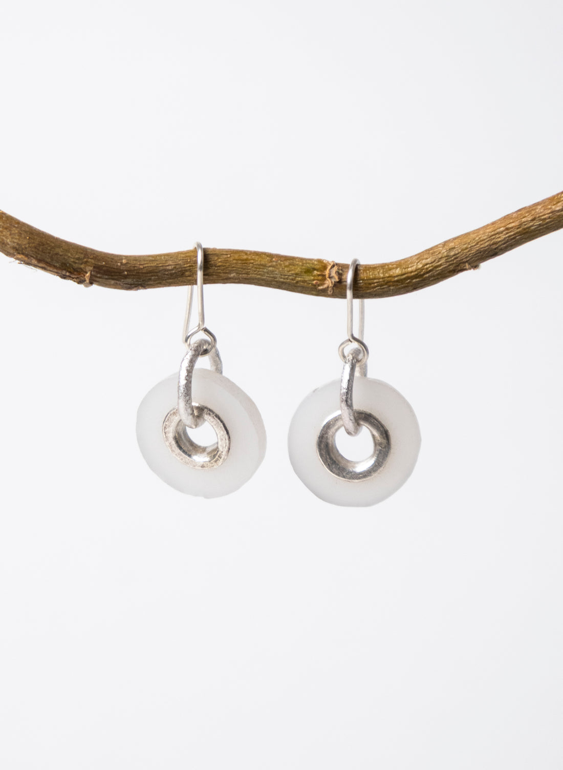 Perspex Circle Earrings