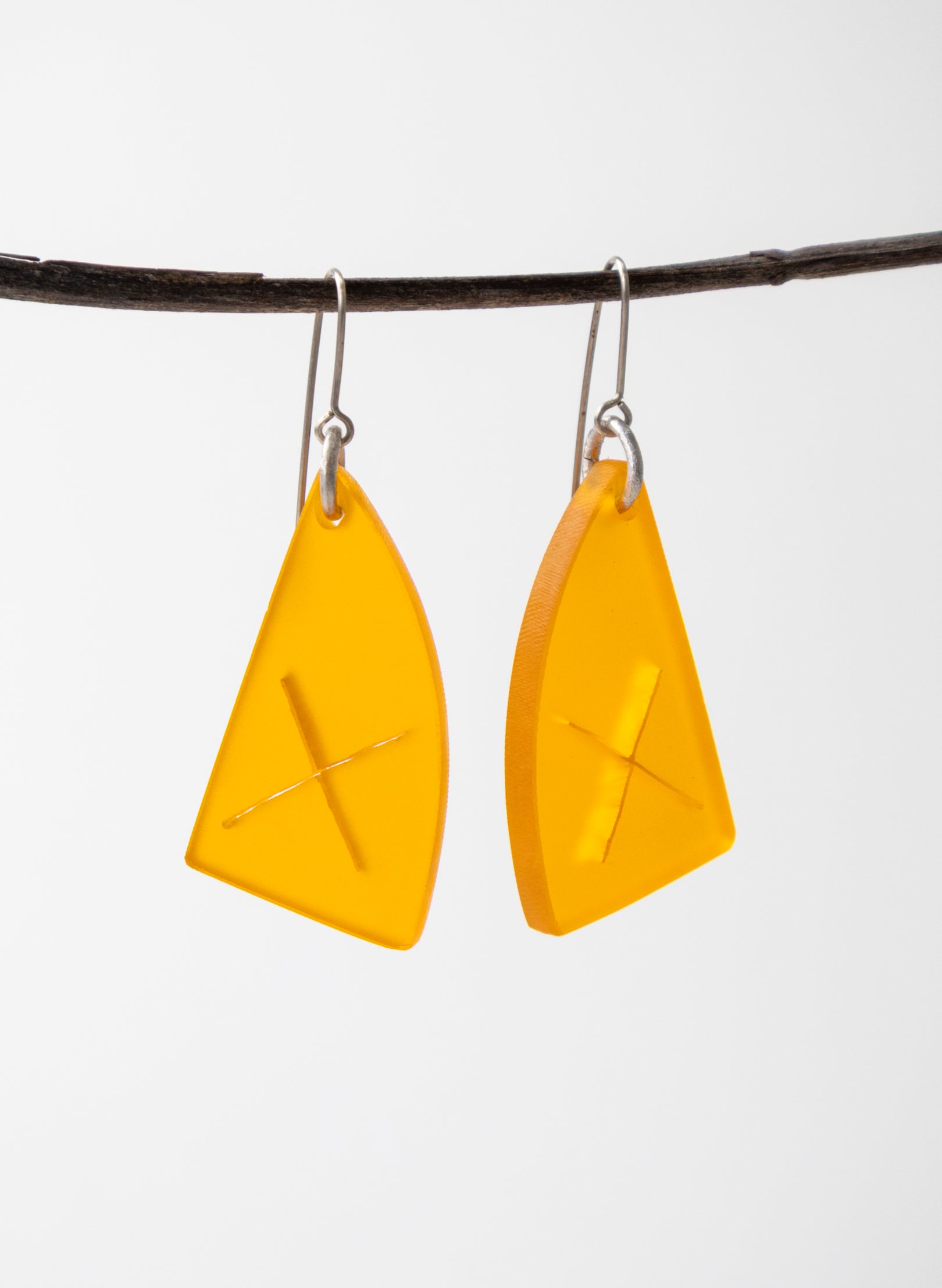Perspex X Earrings