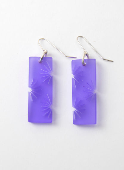 Perspex Fan Earring