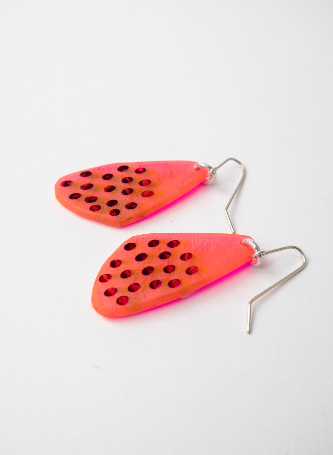 Perspex Slanted Hole Earring
