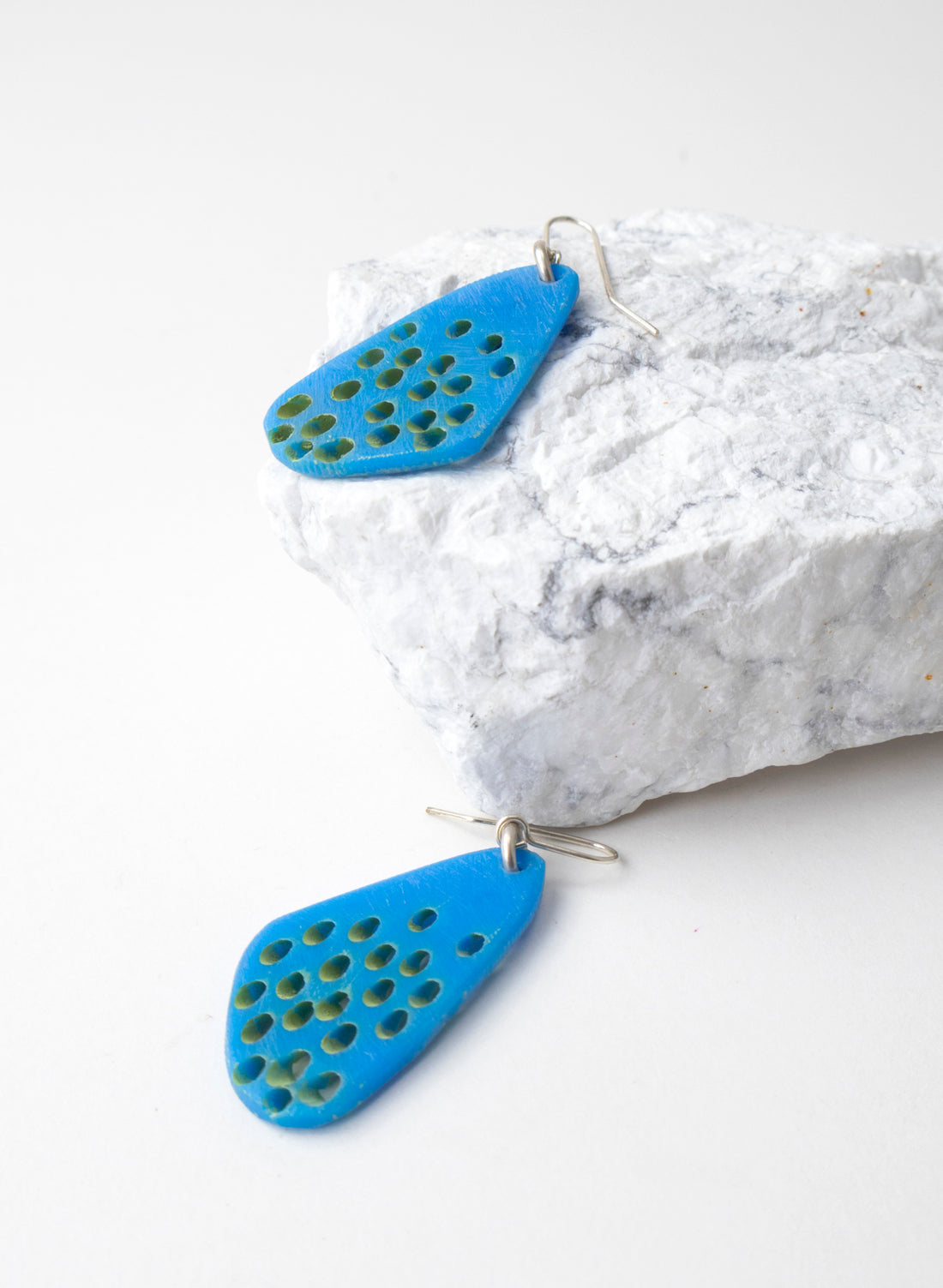 Perspex Slanted Hole Earring