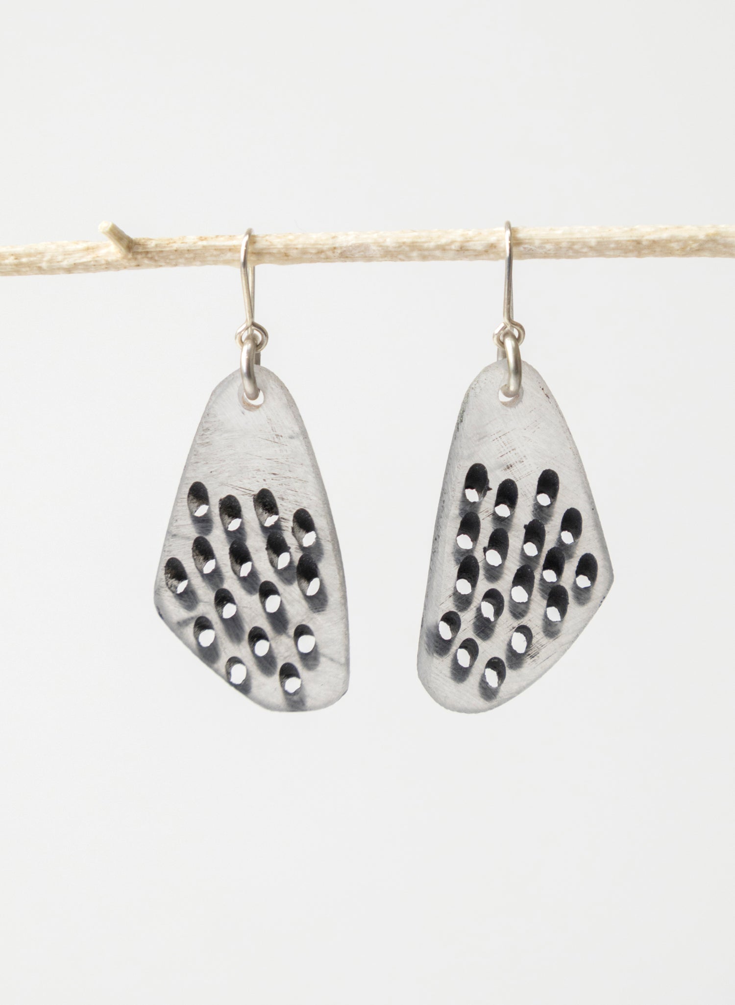 Perspex Slanted Hole Earring