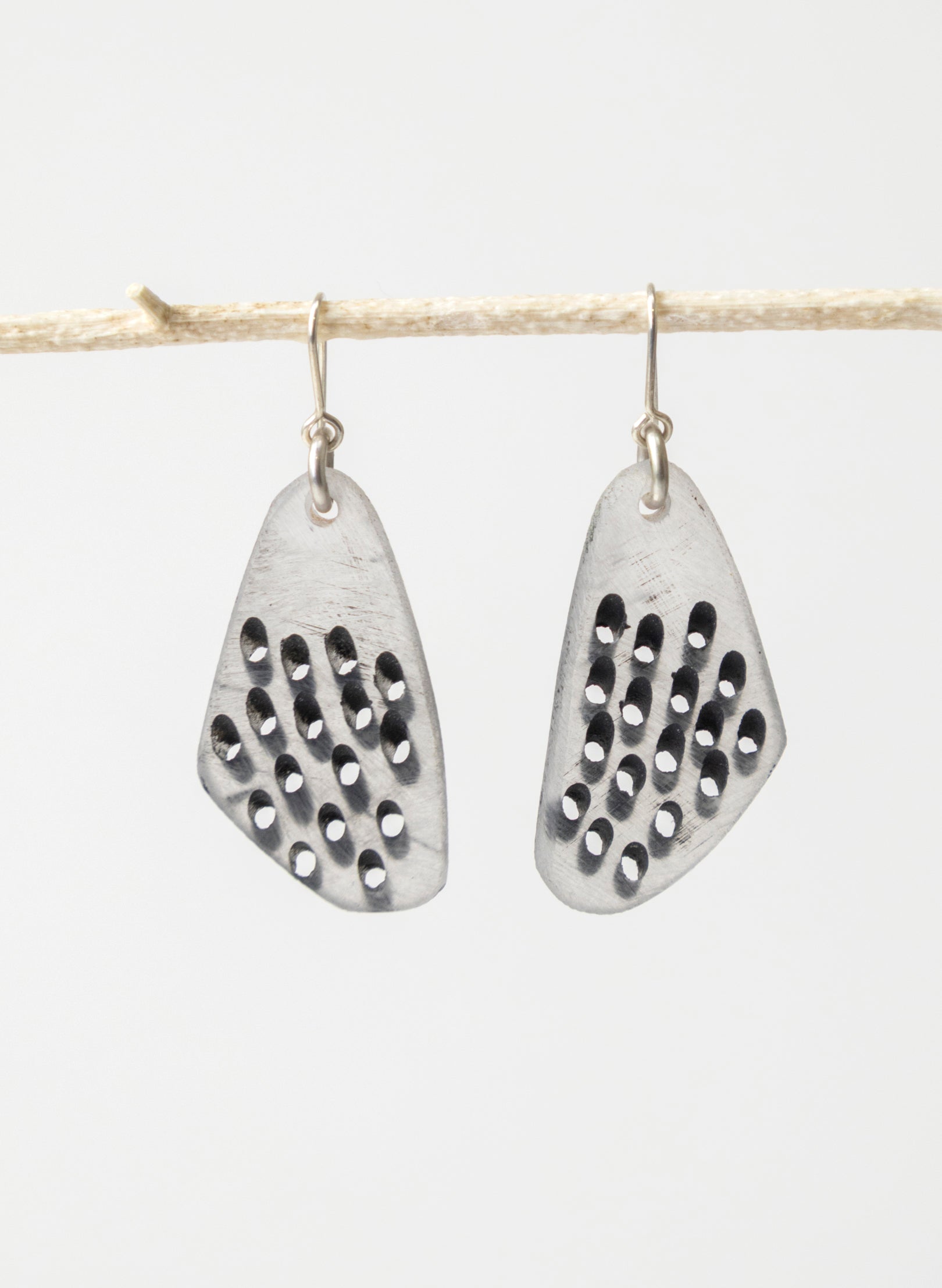 Perspex Slanted Hole Earring