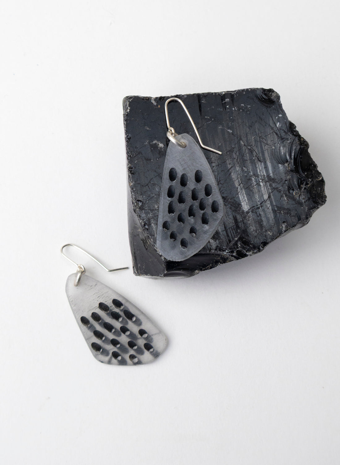 Perspex Slanted Hole Earring