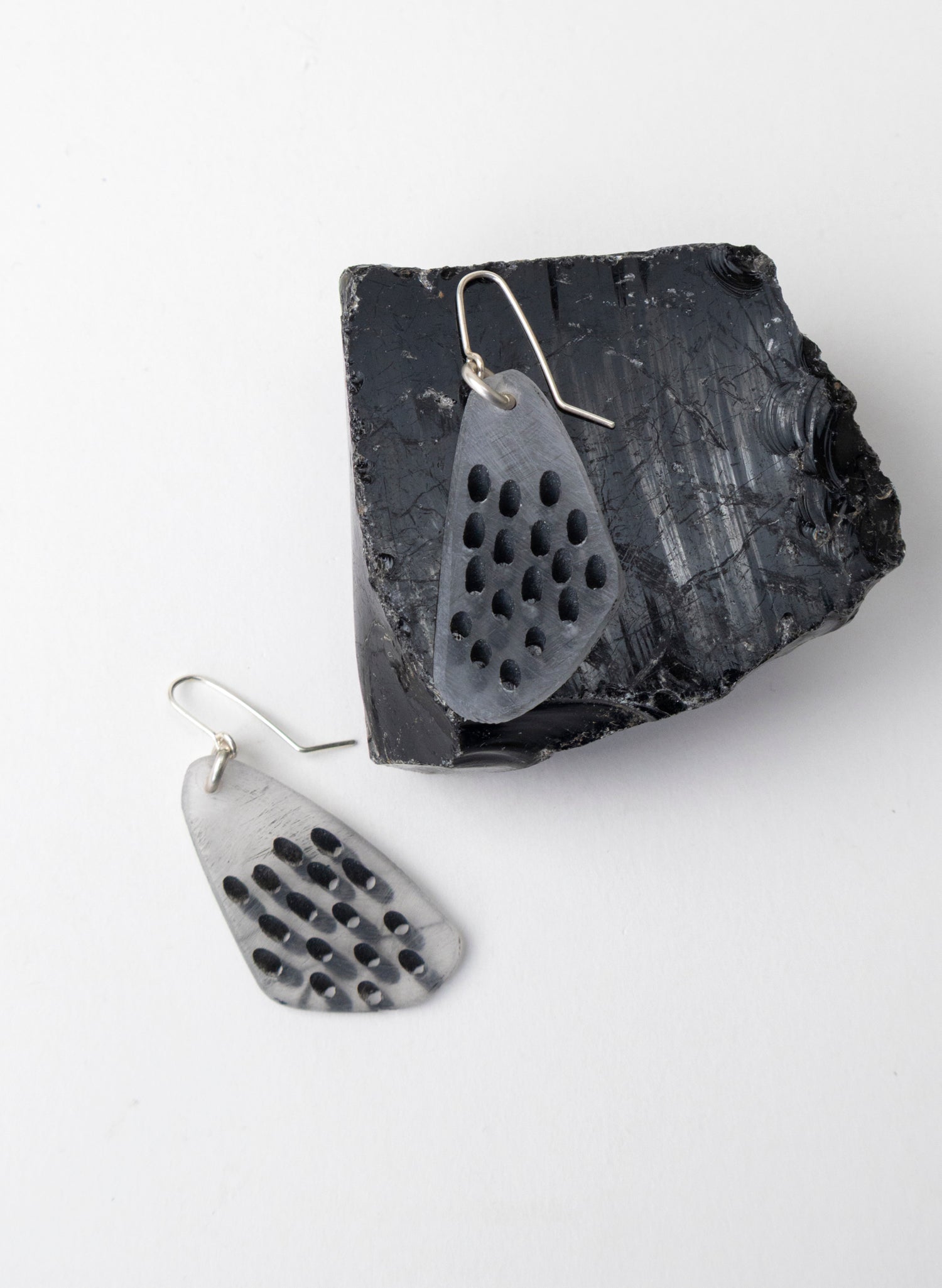 Perspex Slanted Hole Earring