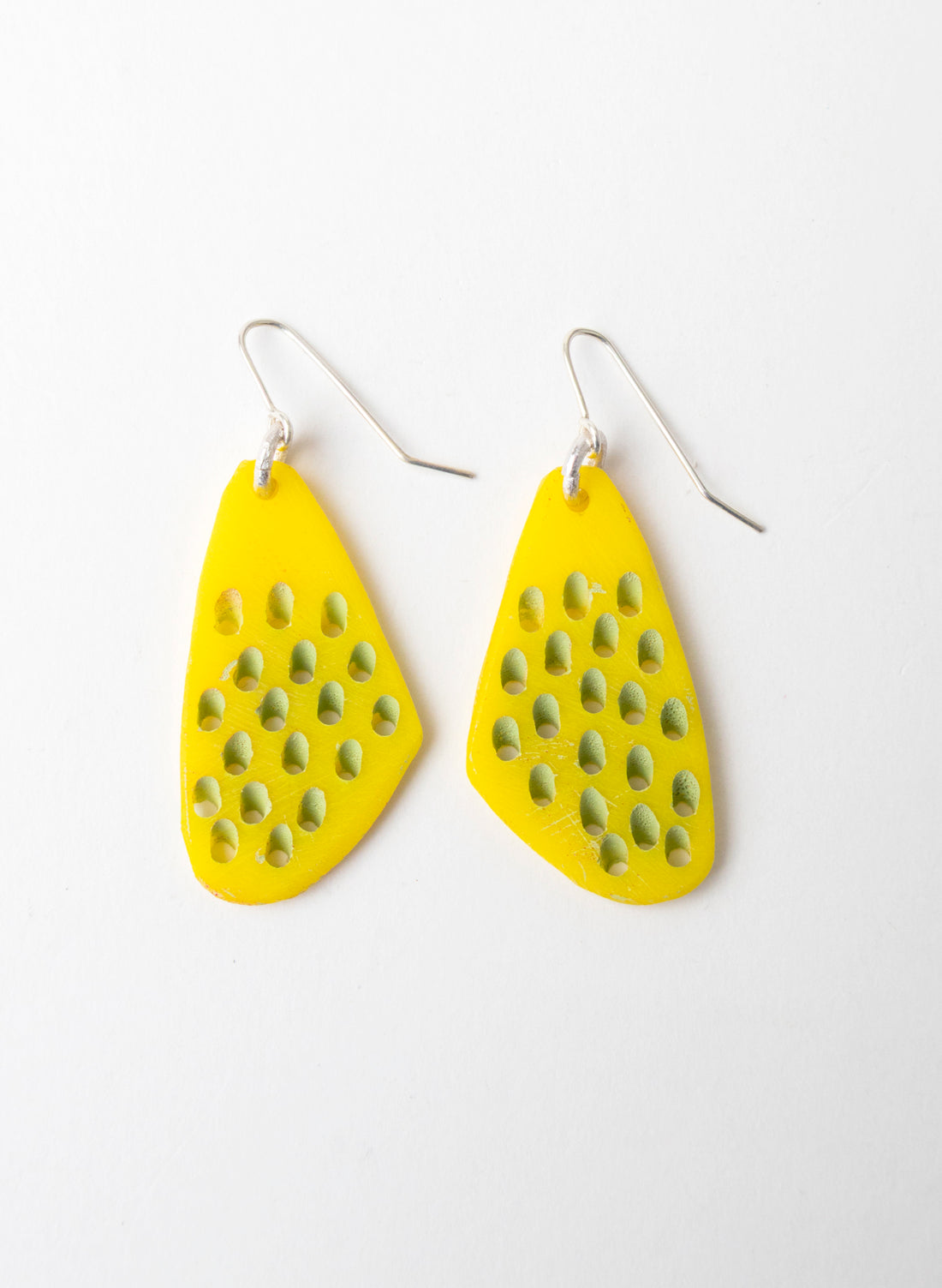 Perspex Slanted Hole Earring