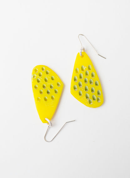 Perspex Slanted Hole Earring