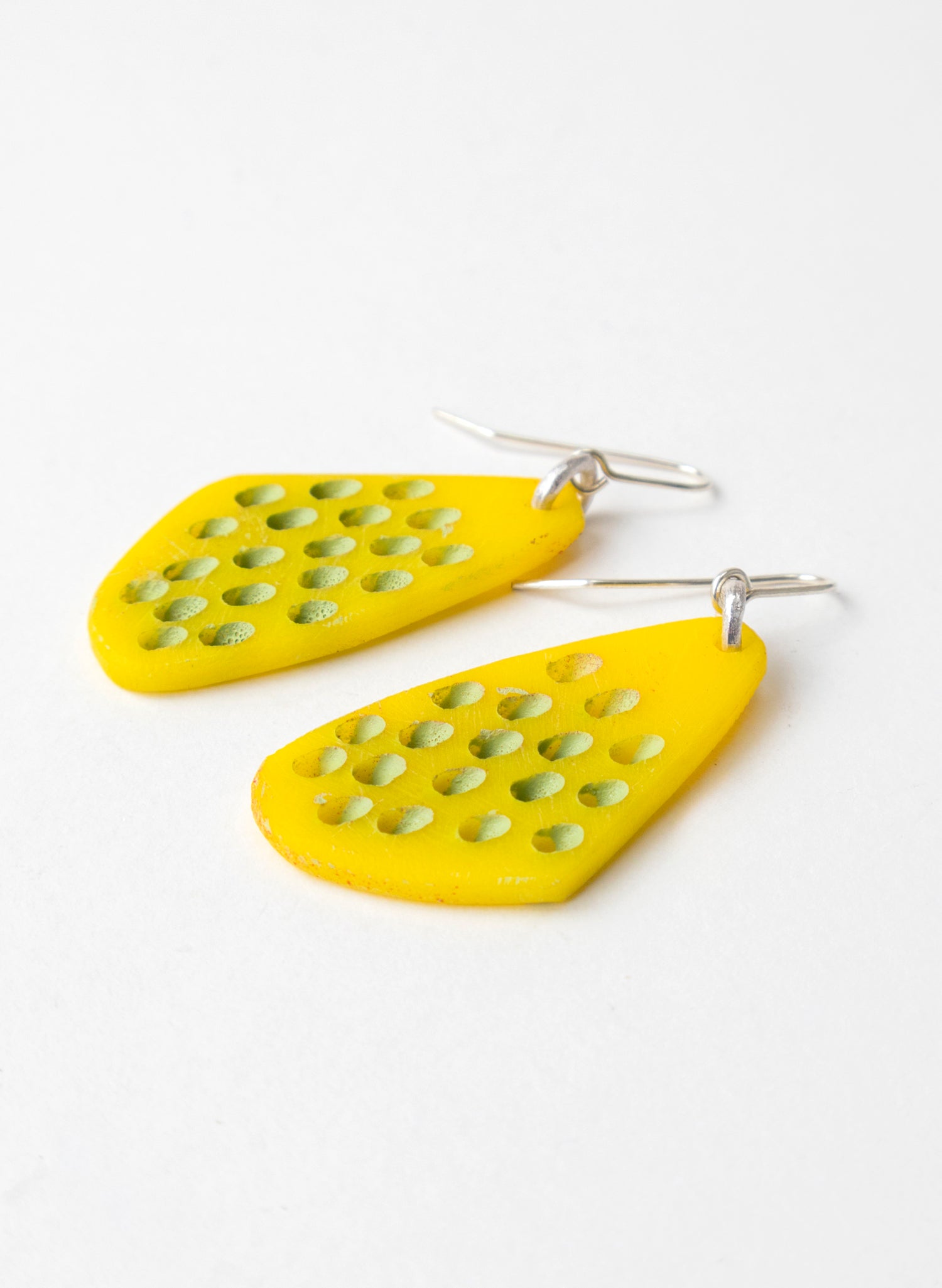 Perspex Slanted Hole Earring