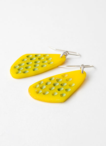 Perspex Slanted Hole Earring