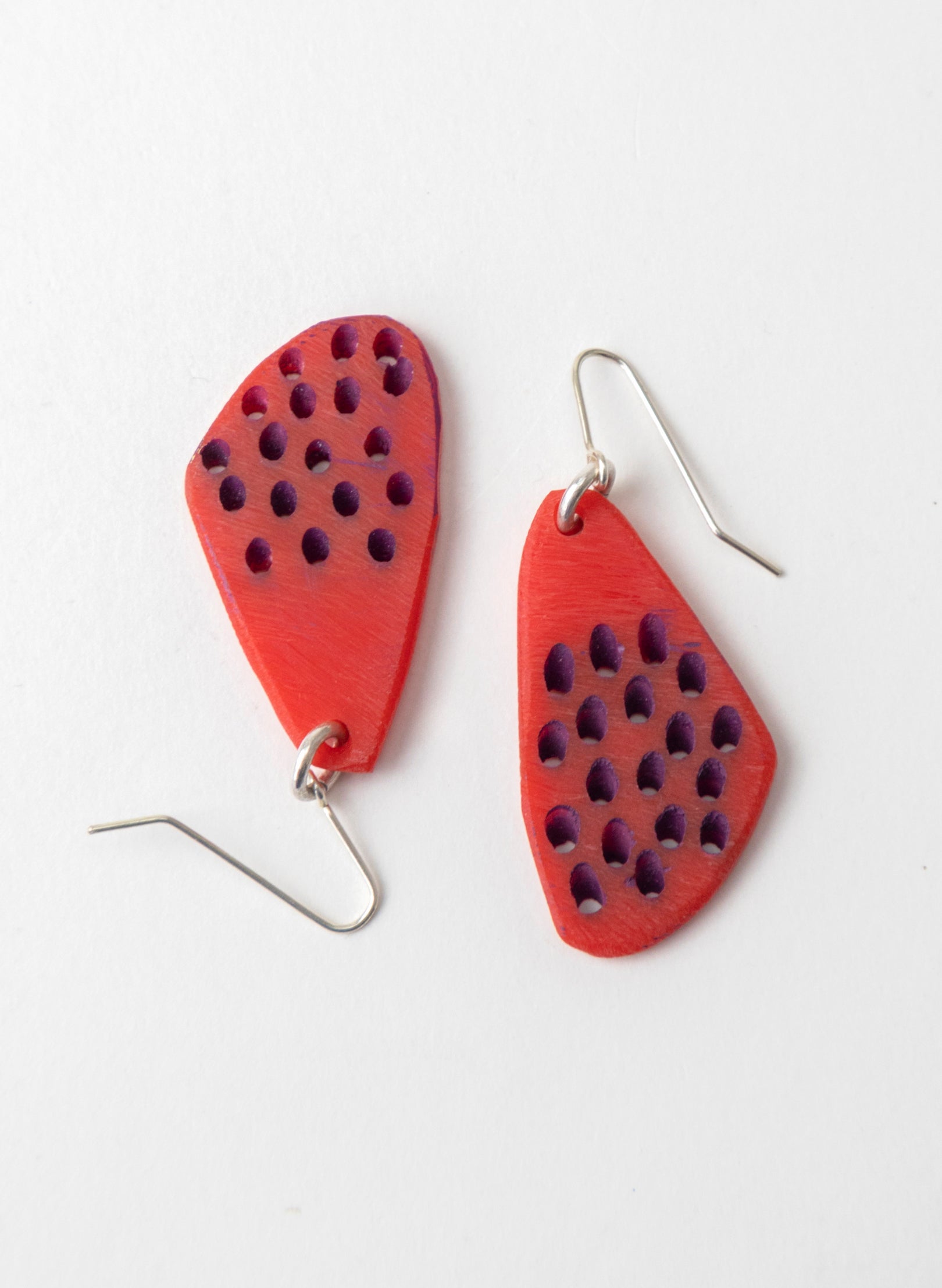 Perspex Slanted Hole Earring