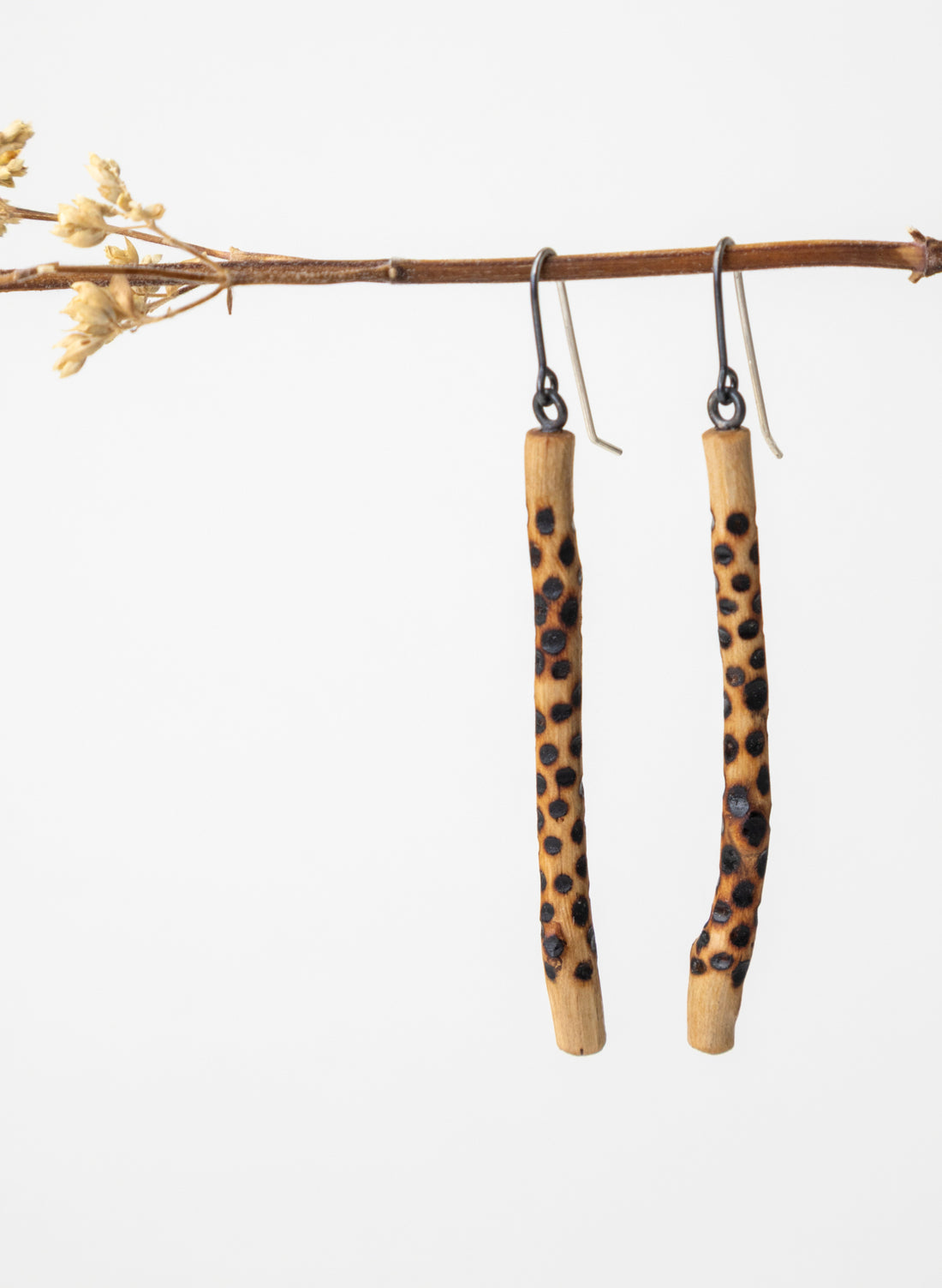 Twig Poker Dots Earrings