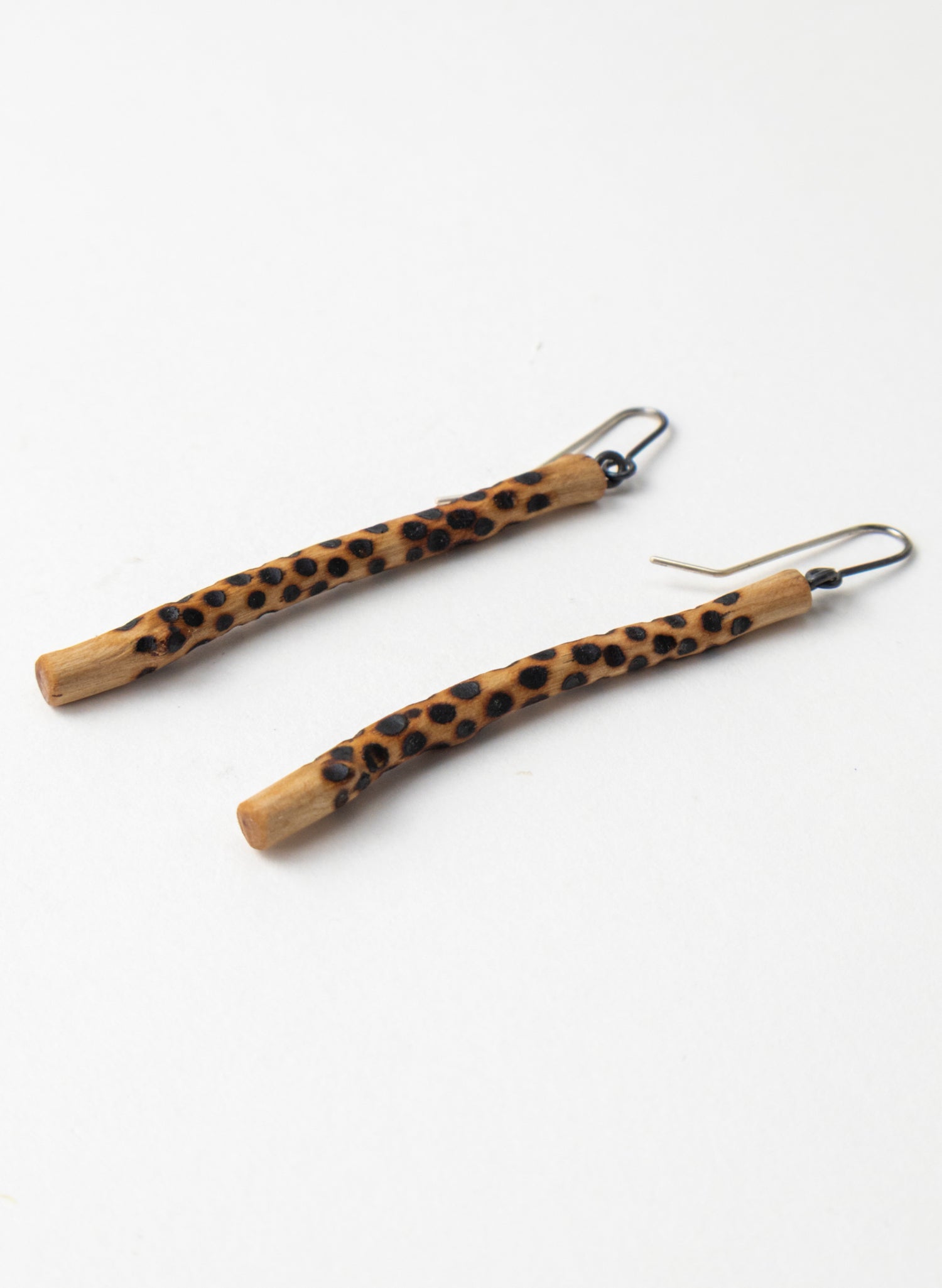 Twig Poker Dots Earrings