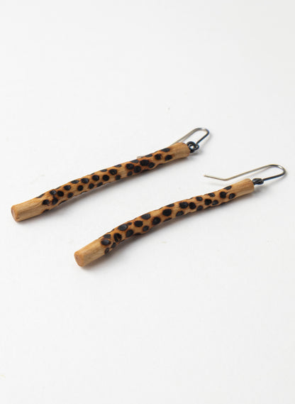 Twig Poker Dots Earrings