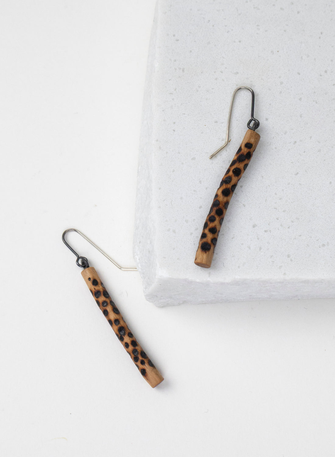 Twig Poker Dots Earrings