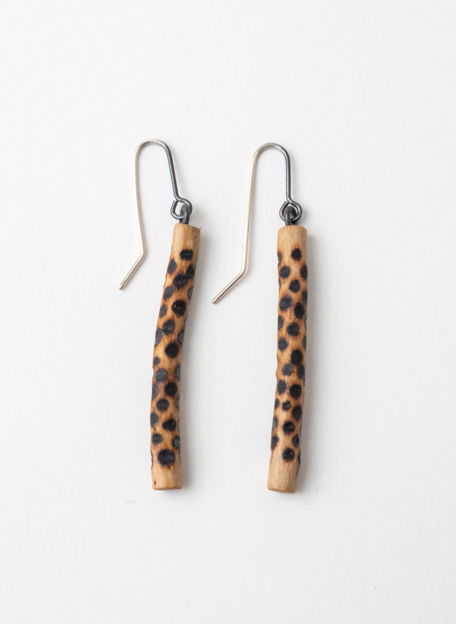 Twig Poker Dots Earrings