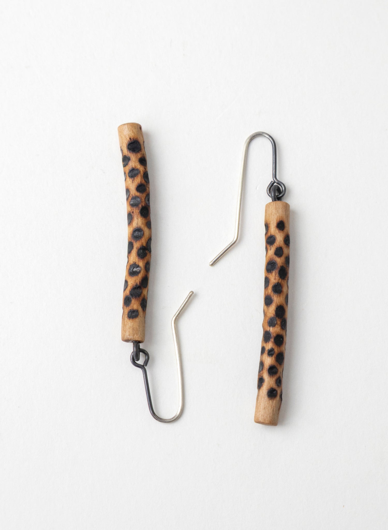 Twig Poker Dots Earrings