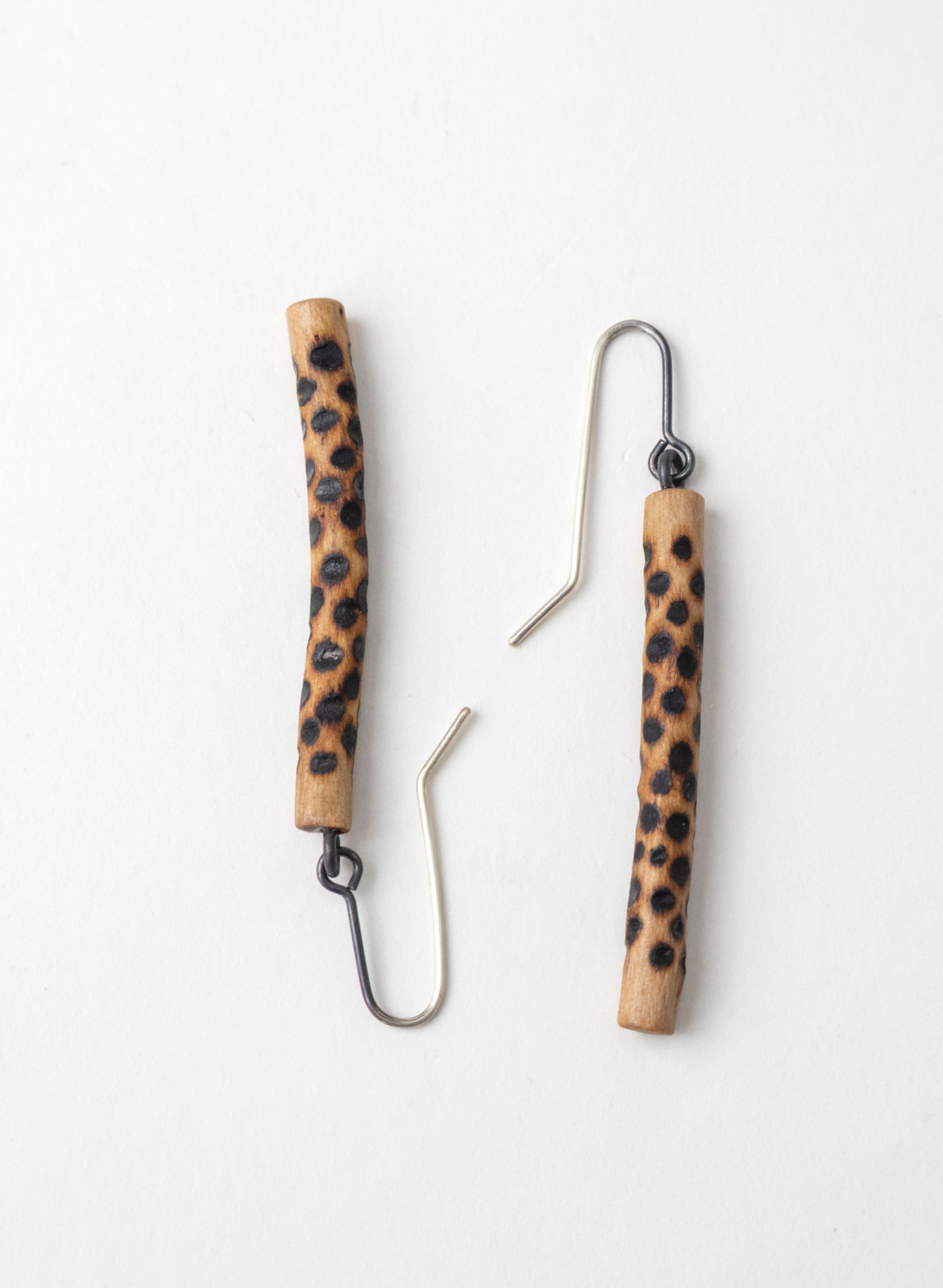 Twig Poker Dots Earrings
