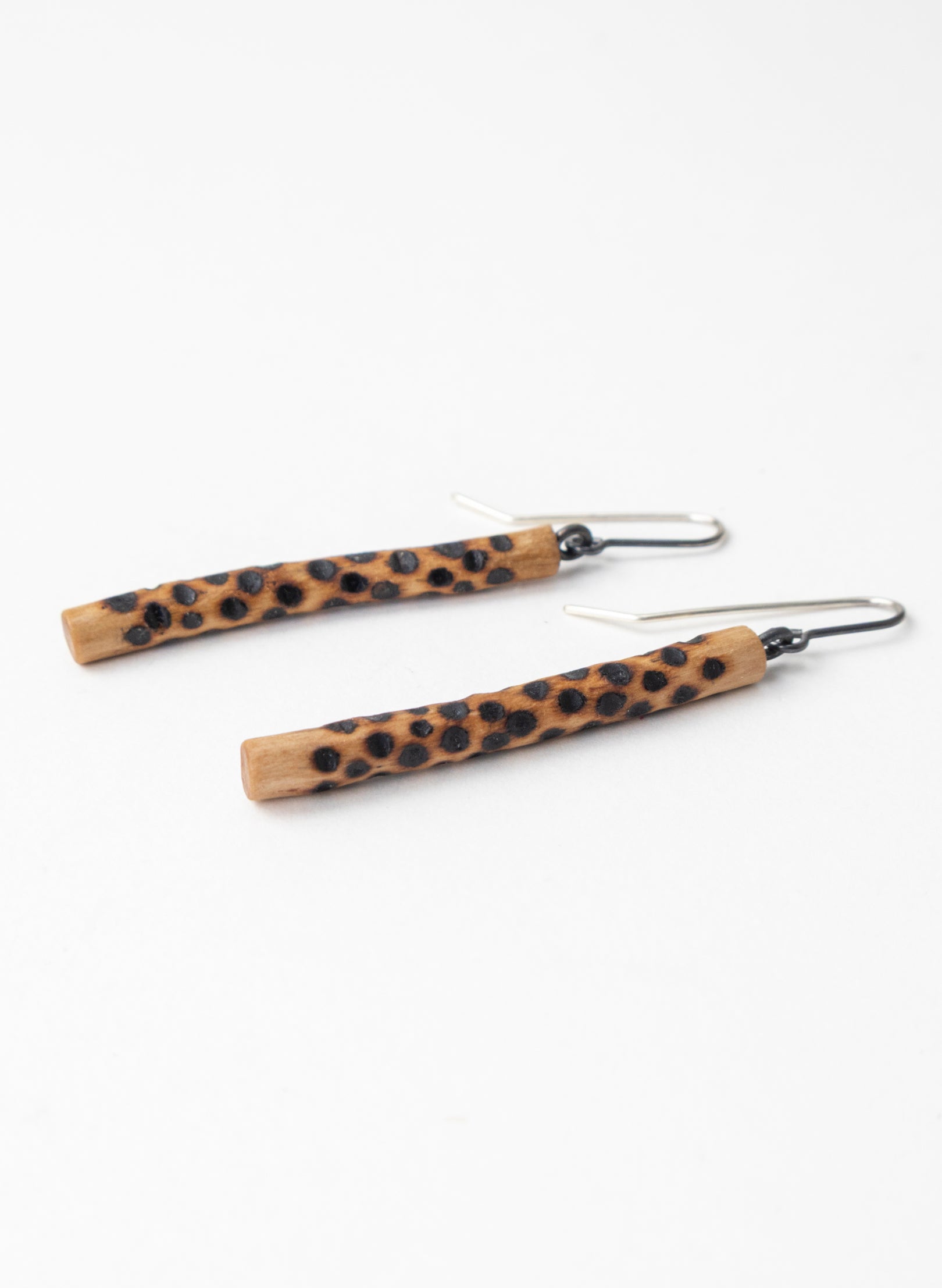 Twig Poker Dots Earrings