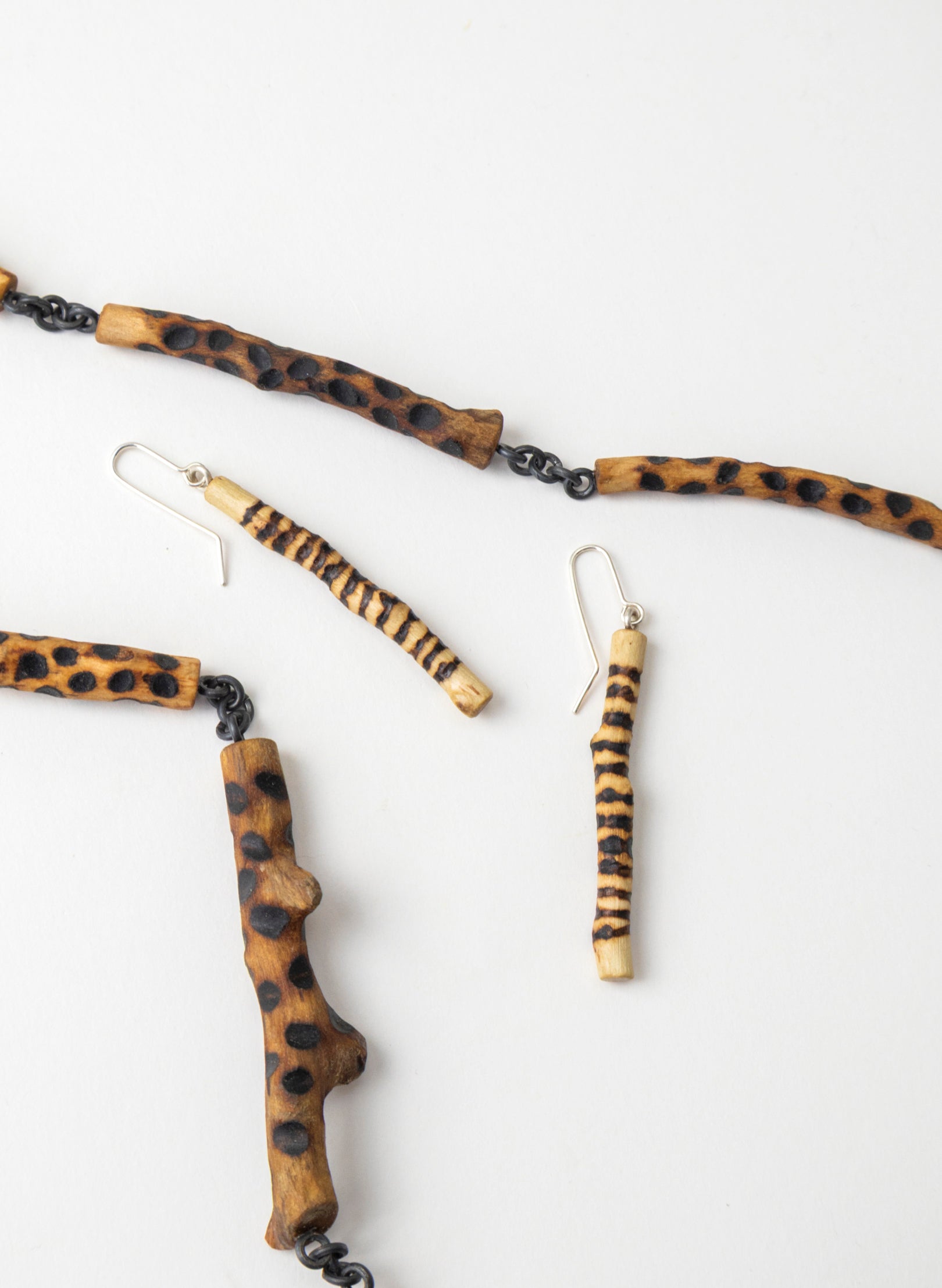 Twig Poker Dots Earrings