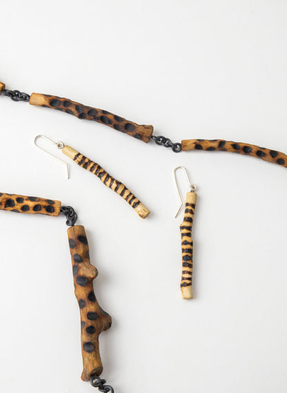 Twig Poker Dots Earrings