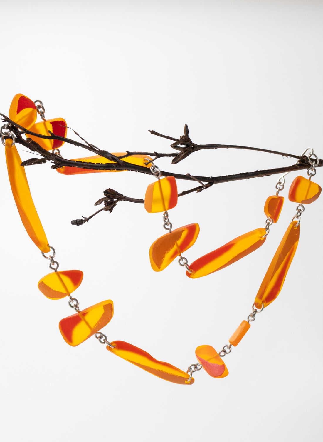 Painted Edge Perspex Necklace