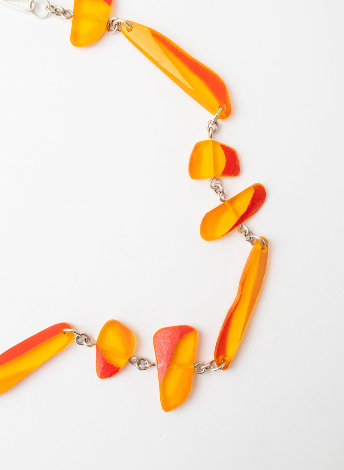 Painted Edge Perspex Necklace