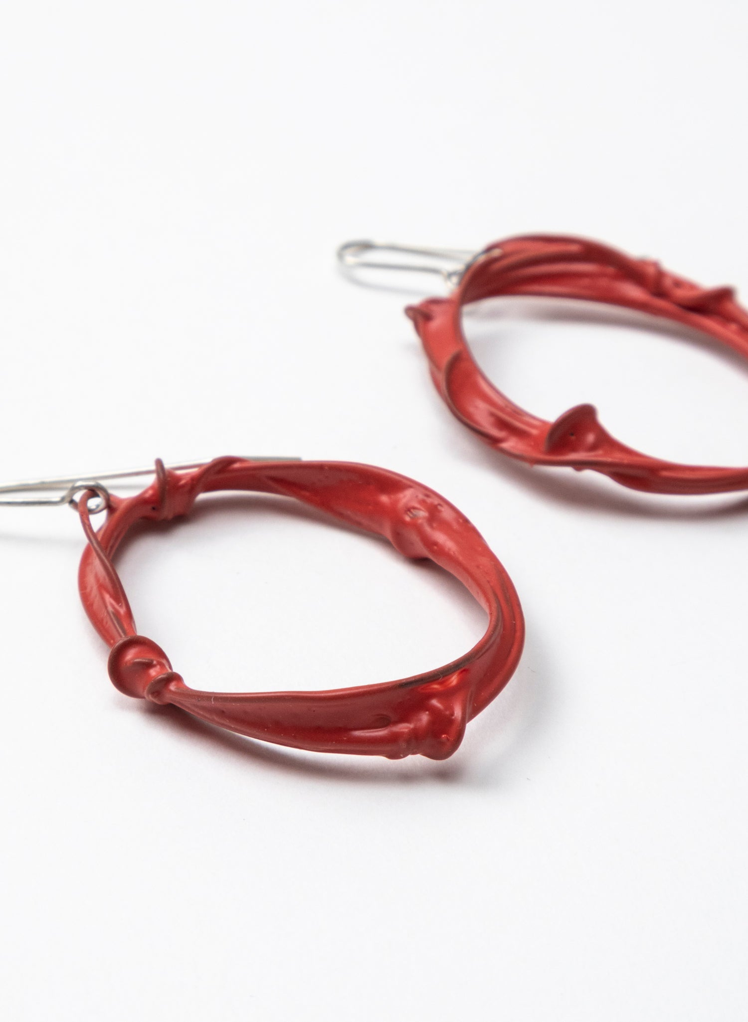 Twist And Turn Oval Earrings