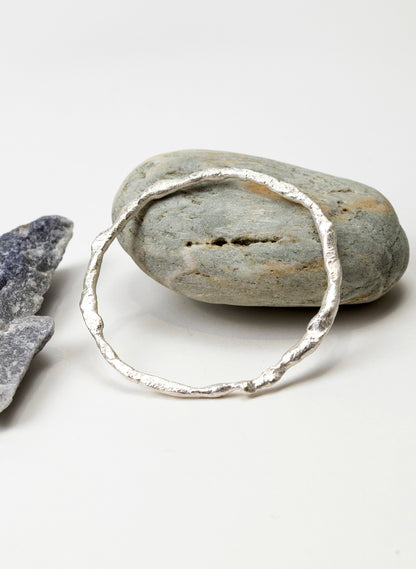 Silver Melt Bracelet