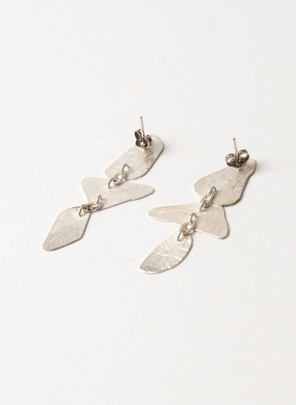 Silver Stone Stud Earring