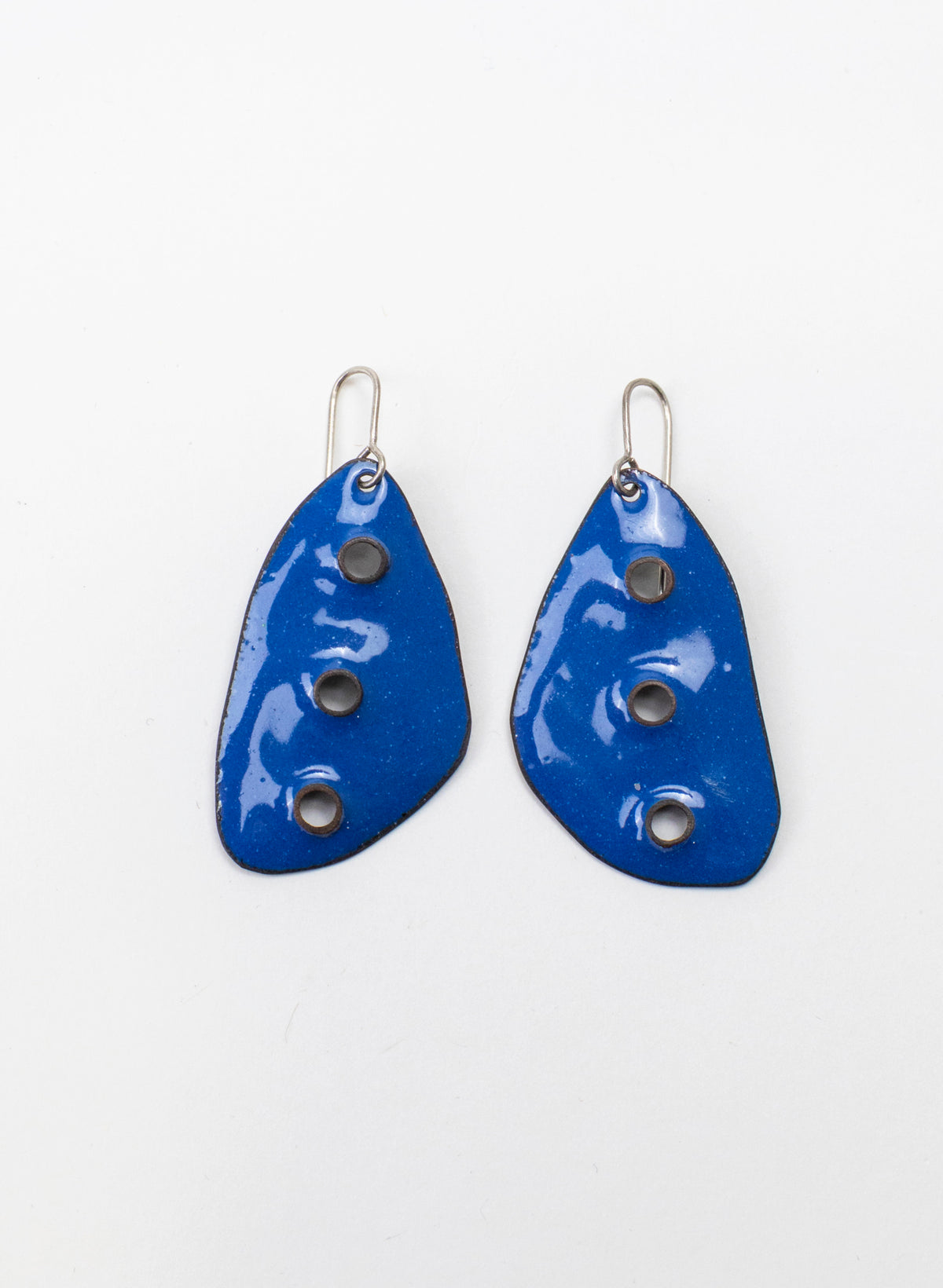 3 Hole Enamel Earring
