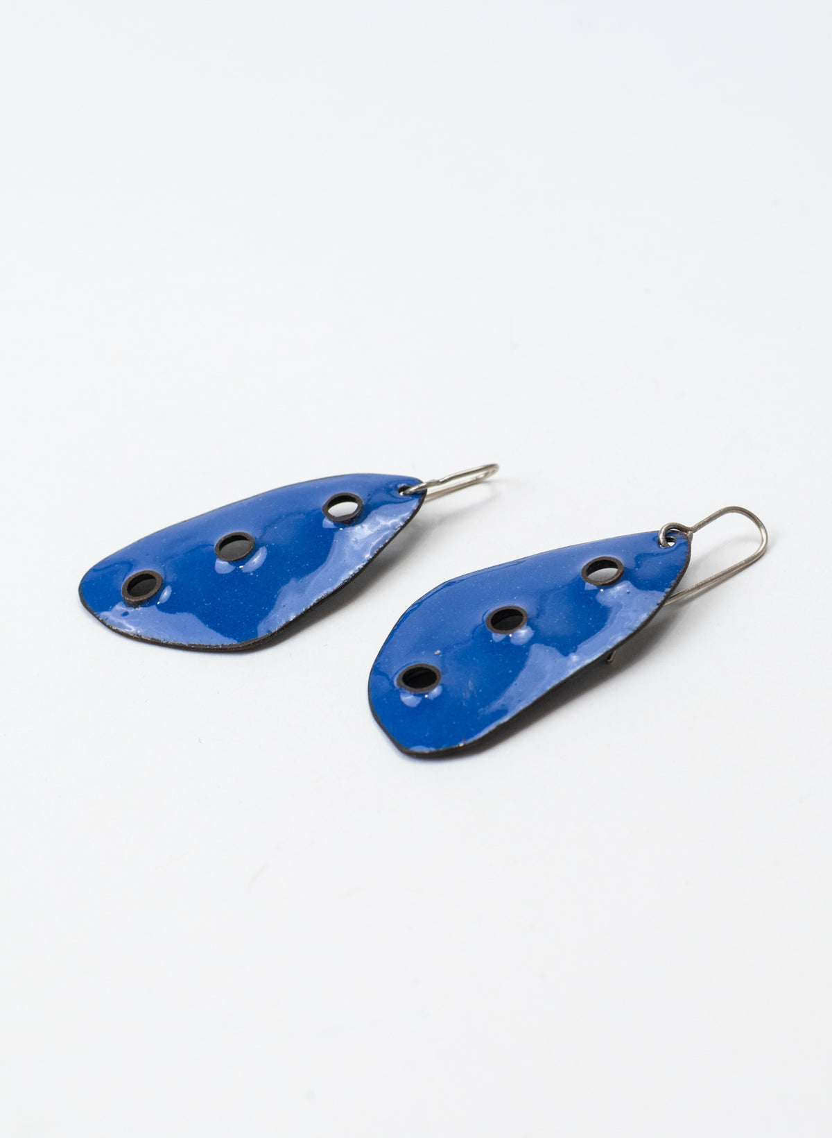 3 Hole Enamel Earring