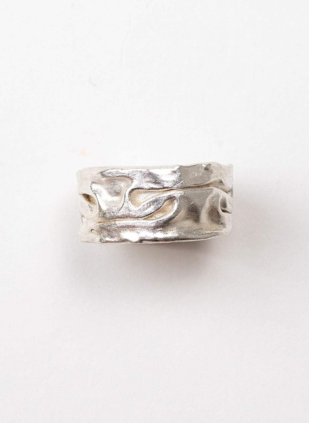 Crush Band Silver Ring