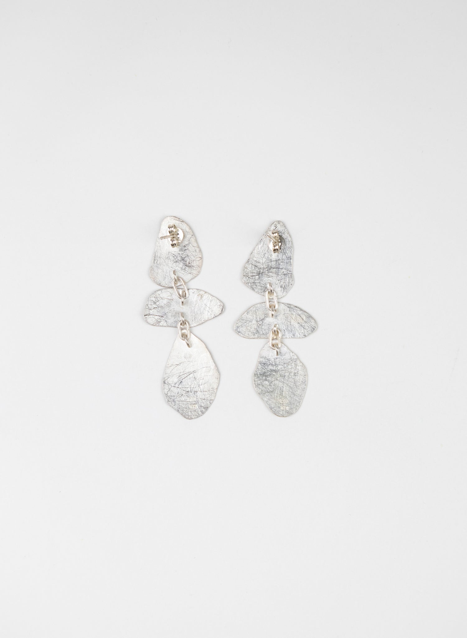 Silver Stone Earrings