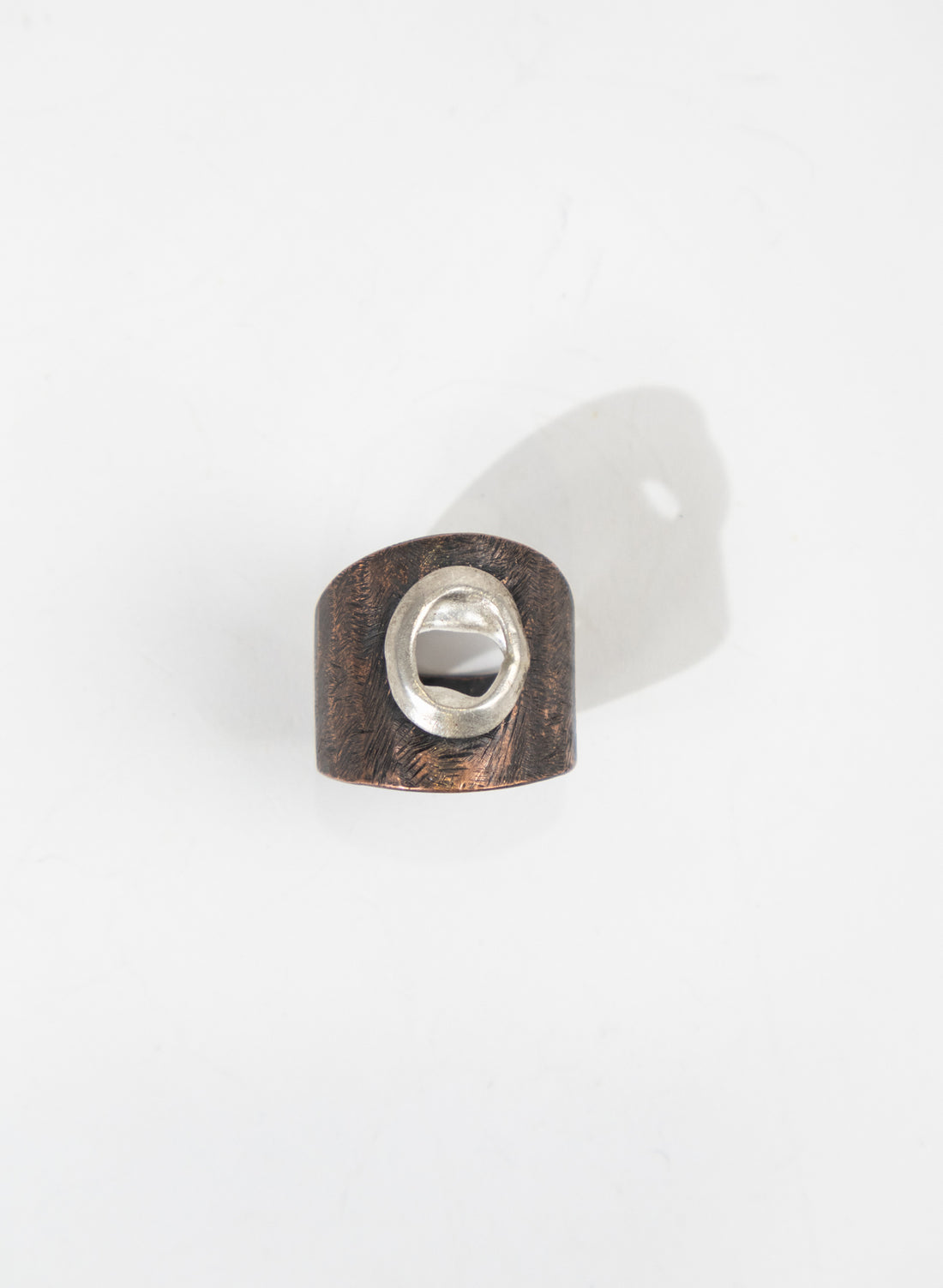 Copper/Silver Rivet Ring - Large