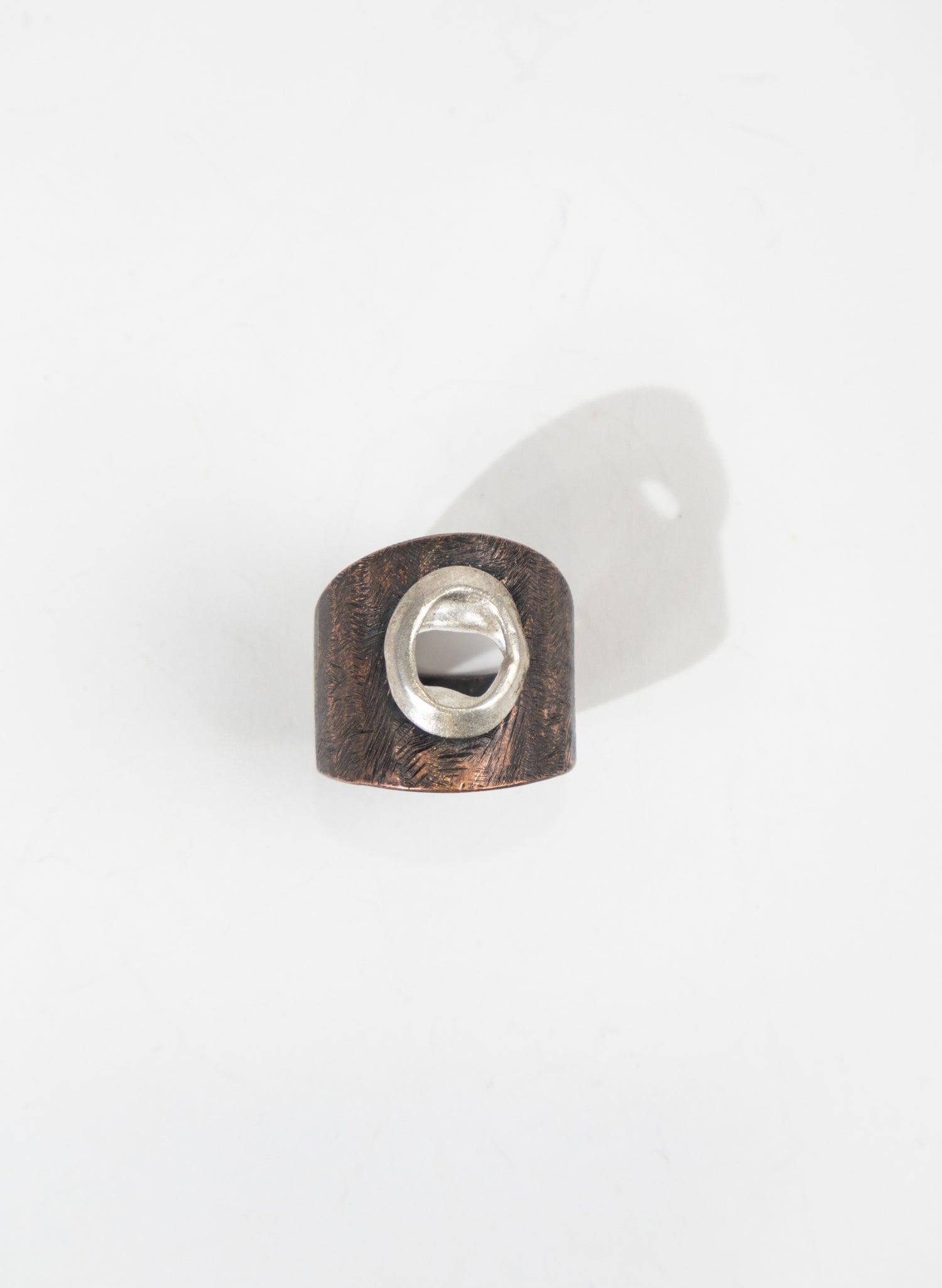 Copper/Silver Rivet Ring - Large