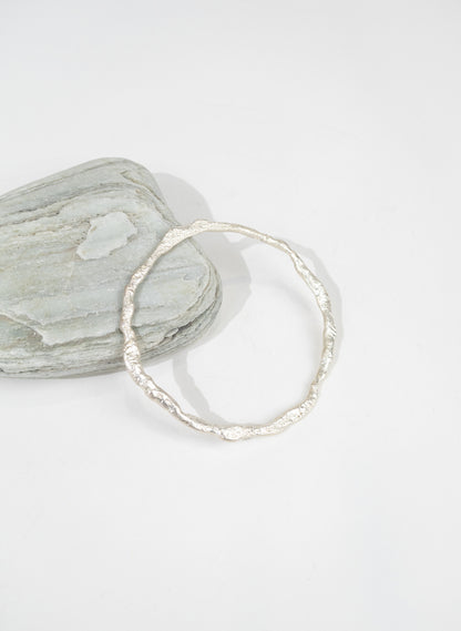 Silver Melt Bracelet
