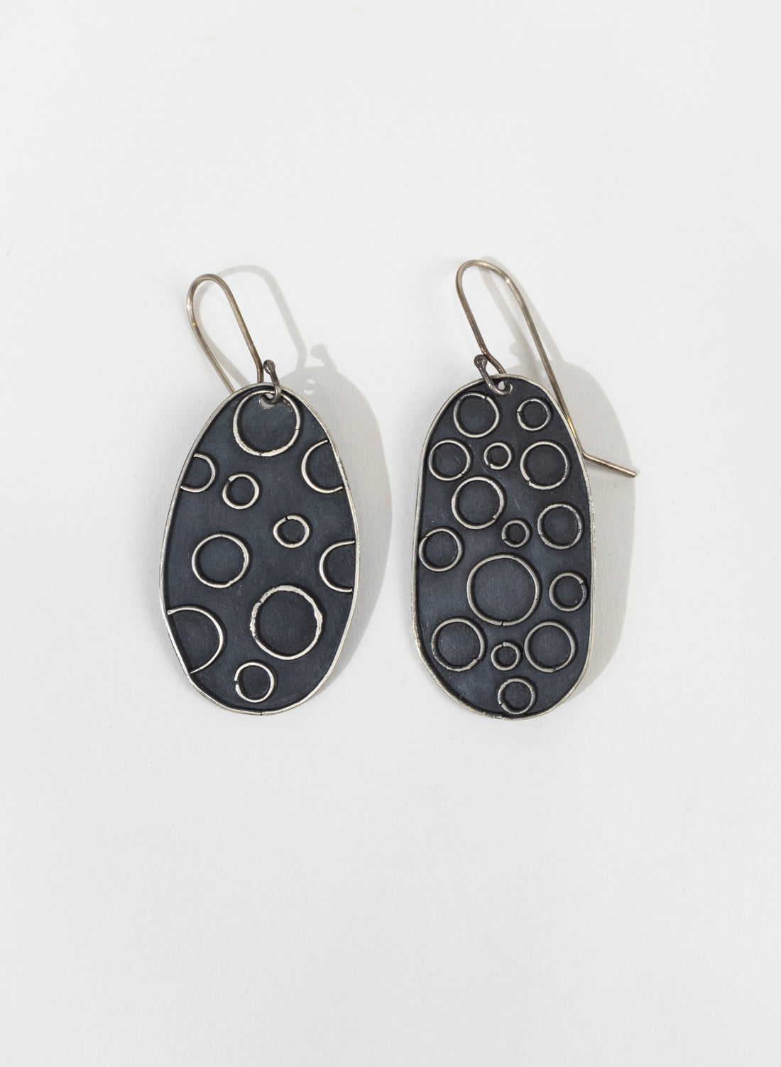 Line Hook Earrings - Sterling Silver