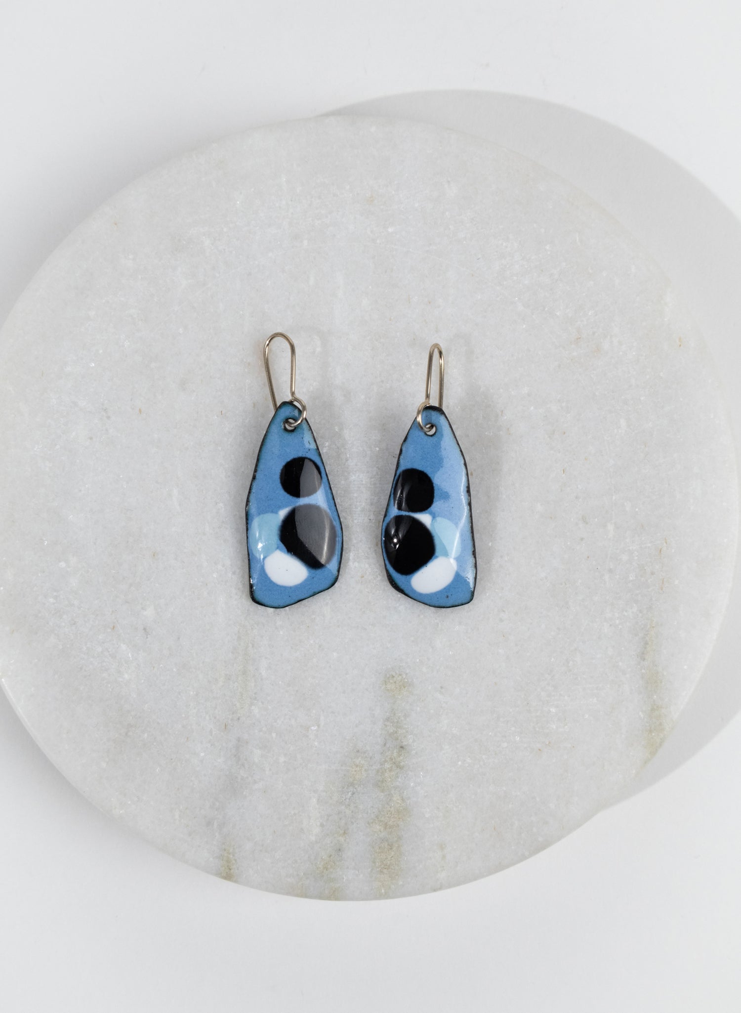 Random Dot Enamel Earrings