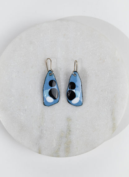 Random Dot Enamel Earrings