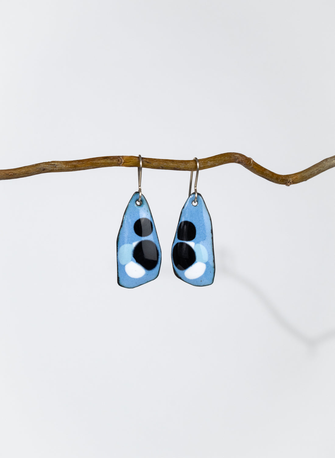 Random Dot Enamel Earrings