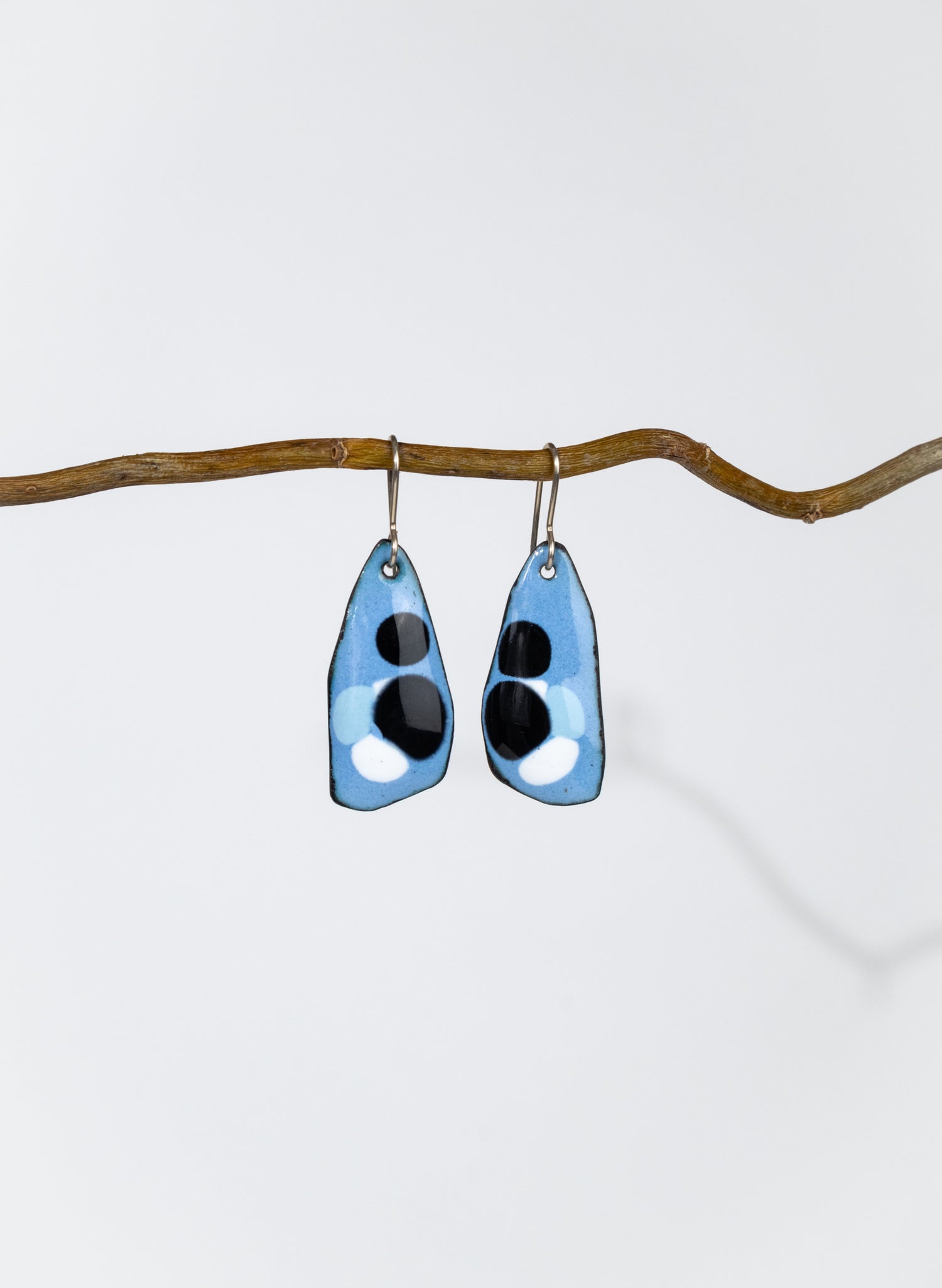 Random Dot Enamel Earrings