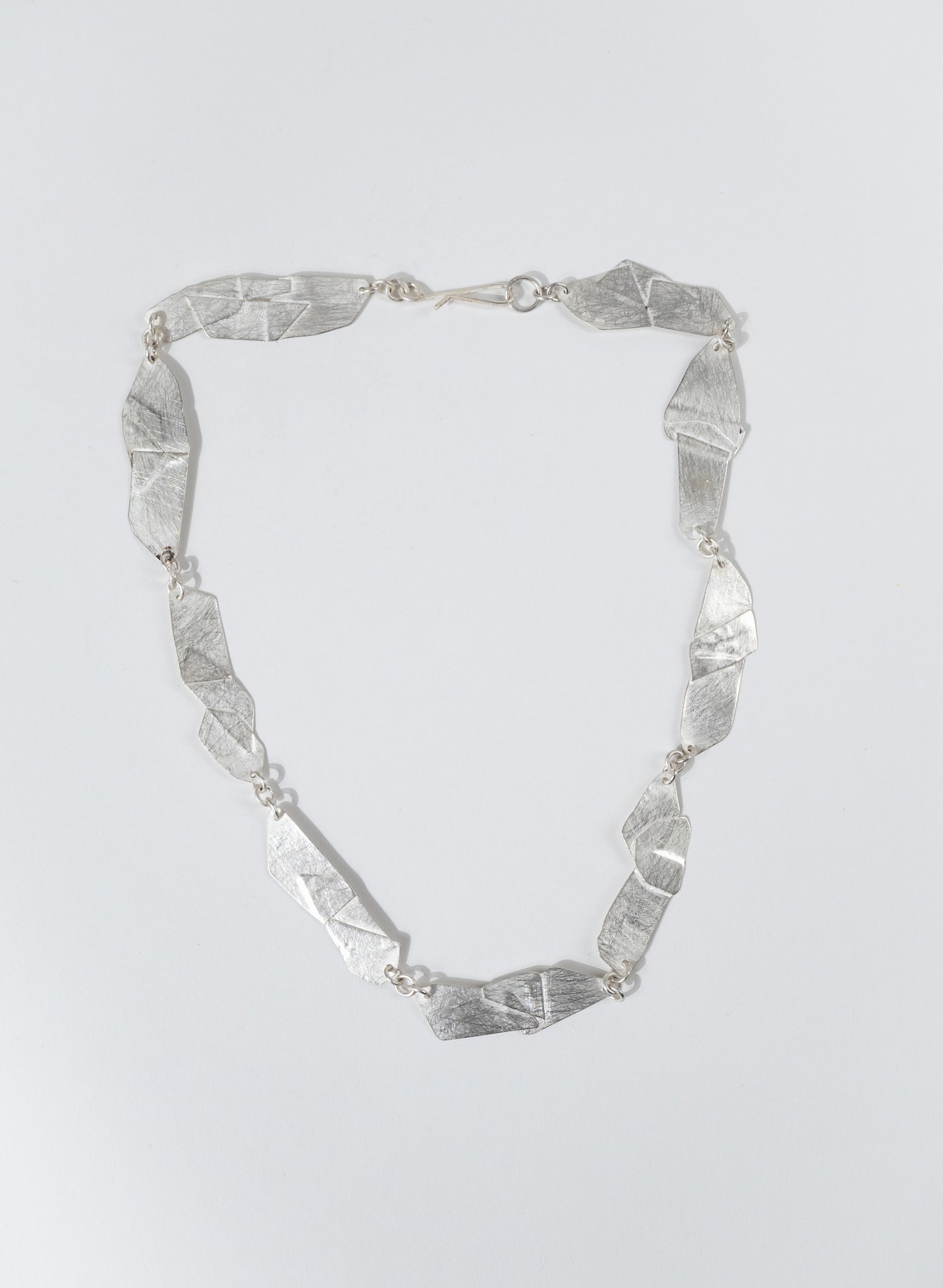 Layer Linked Necklace - Sterling Silver