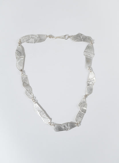 Layer Linked Necklace - Sterling Silver
