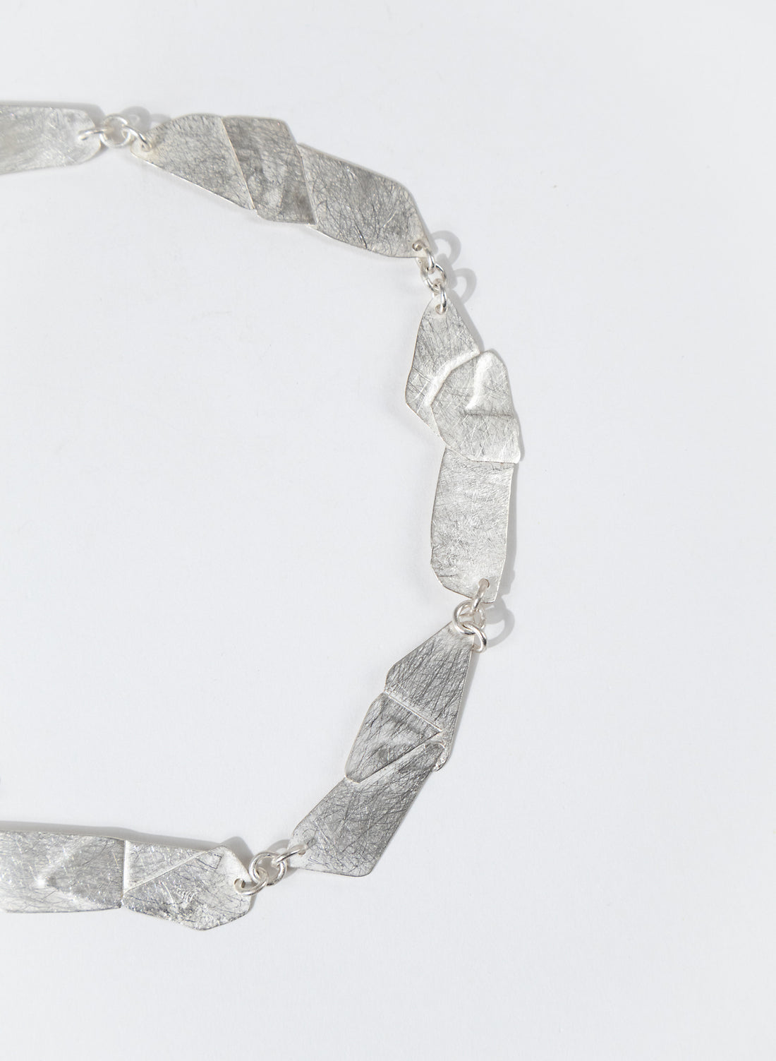 Layer Linked Necklace - Sterling Silver