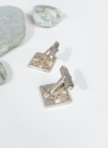 Tapa Sterling Silver Cufflinks