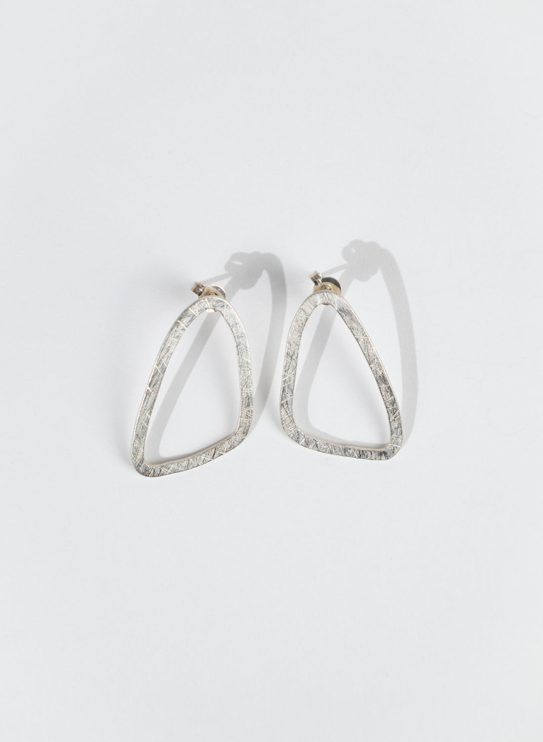 Asymmetric Pebble Earring