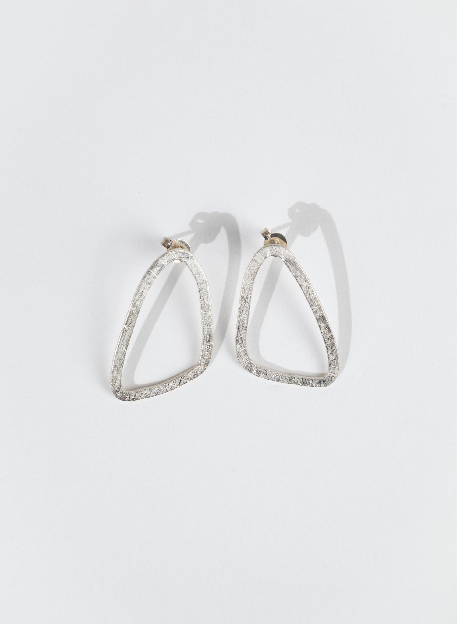 Asymmetric Pebble Earring