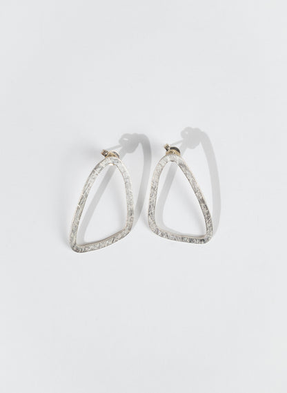 Asymmetric Pebble Earring